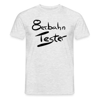 Roller coaster tester - Men's T-Shirt - heather grey - Front - AI Model Male 178 dark (178cm)