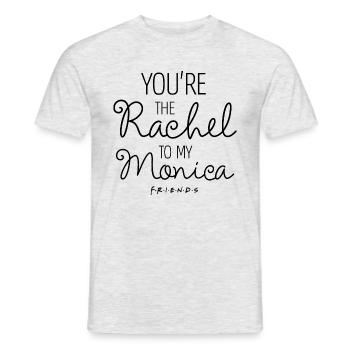 Friends Les meilleurs amis Rachel et Monica - T-shirt homme - gris chiné - Devant - AI Model Male 178 dark (178cm)