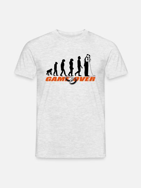Junggesellenabschied Junggesellinnenabschied - Männer T-Shirt - Grau meliert