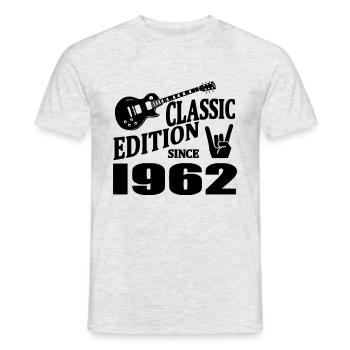 Klassische Ausgabe seit 1962 - Männer T-Shirt - Grau meliert - Vorne - AI Model Male 178 dark (178cm)