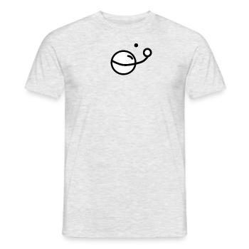 Universum - Männer T-Shirt - Grau meliert - Vorne - AI Model Male 178 dark (178cm)