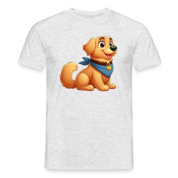 Labrador 3 - Männer T-Shirt - Grau meliert - Vorne - AI Model Male 178 dark (178cm)