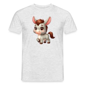 ane 1 - T-shirt homme - gris chiné - Devant - AI Model Male 178 dark (178cm)