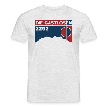La randonnée d’escalade Gastlosen Mountain Tour - T-shirt homme - gris chiné - Devant - AI Model Male 178 dark (178cm)