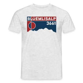 Blüemlisalphorn Blüemlisalp Ski Tour Mountain Tour Tour - Men's T-Shirt - heather grey - Front - AI Model Male 178 dark (178cm)