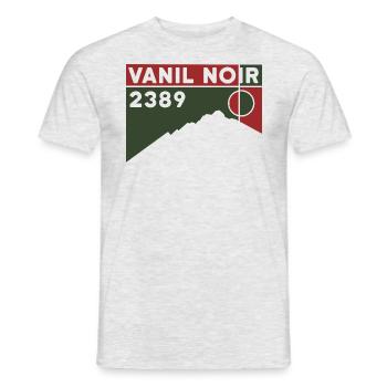 Berg Vanil Noir - Männer T-Shirt - Grau meliert - Vorne - AI Model Male 178 dark (178cm)