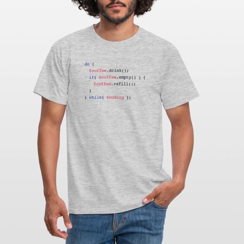 Code Coffee Refill Coding v2 Men's T-Shirt