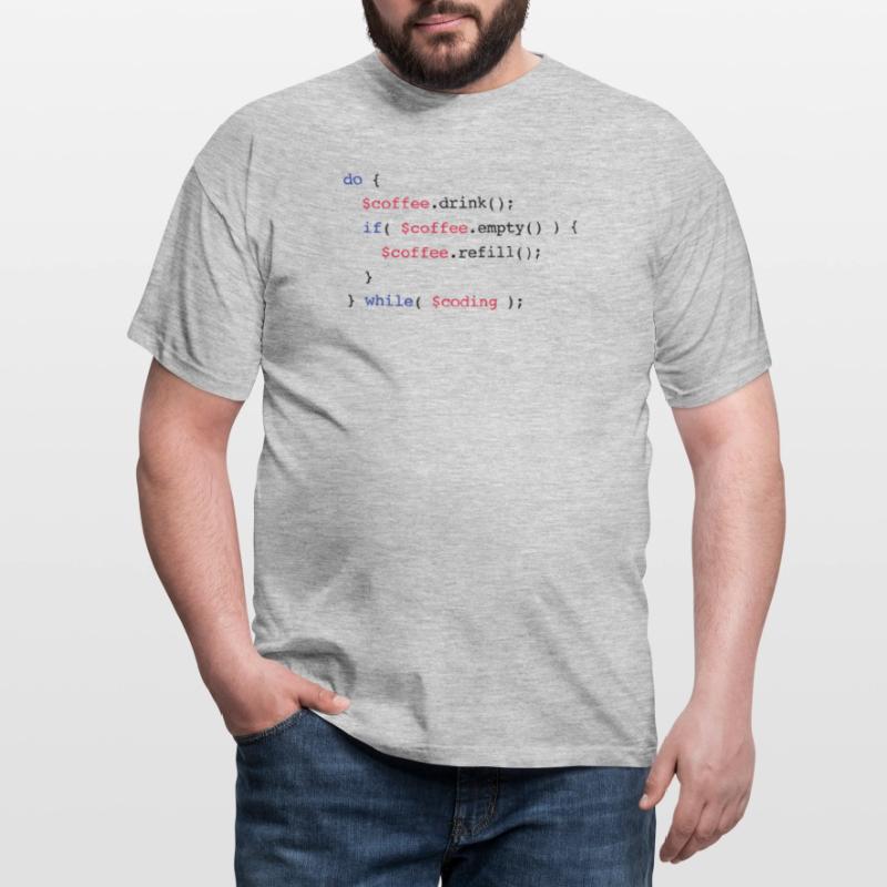 Code Coffee Refill Coding v2 Men's T-Shirt