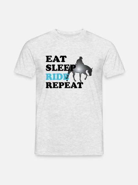 Reining Western Rider - Men's T-Shirt - heather grey