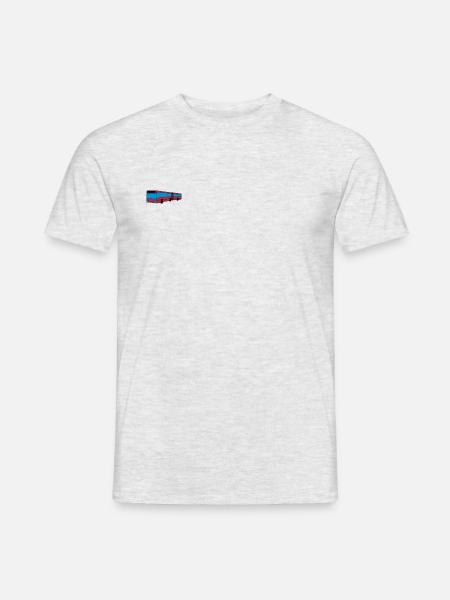 l' autobus - T-shirt homme - gris chiné
