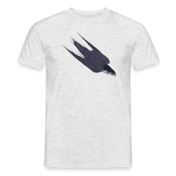 Funny Peregrine Falcon product - Men's T-Shirt - heather grey - Front - AI Model Male 178 dark (178cm)