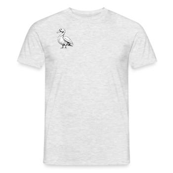 Die Ente - Männer T-Shirt - Grau meliert - Vorne - AI Model Male 178 dark (178cm)