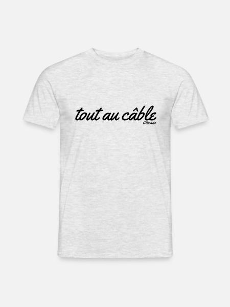 Chicane - T-shirt homme - gris chiné