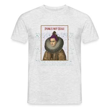 Punk Vintage - Männer T-Shirt - Grau meliert - Vorne - AI Model Male 178 dark (178cm)
