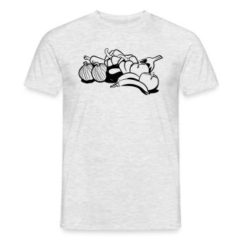vegetables - Men's T-Shirt - heather grey - Front - AI Model Male 178 dark (178cm)