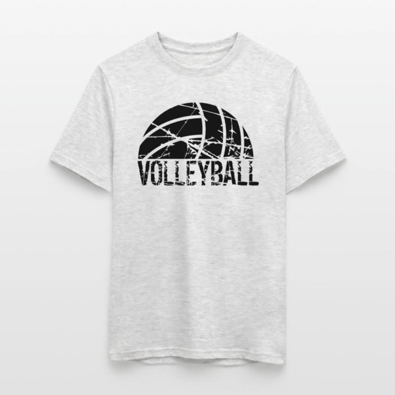 semicircle round text pattern scratch old cracks v Men’s T-shirt