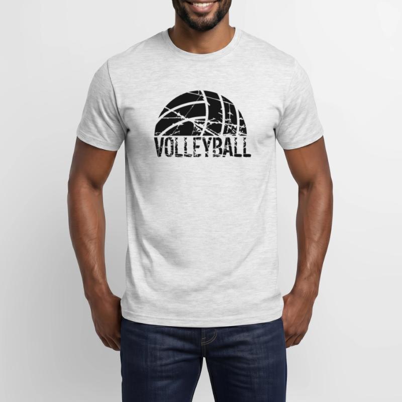semicircle round text pattern scratch old cracks v Men’s T-shirt