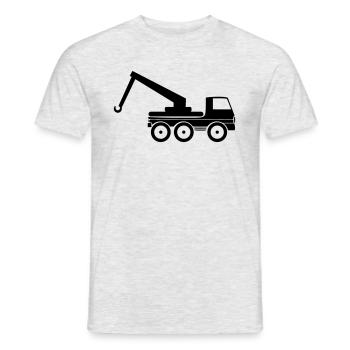 Abschleppwagen - Männer T-Shirt - Grau meliert - Vorne - AI Model Male 178 dark (178cm)