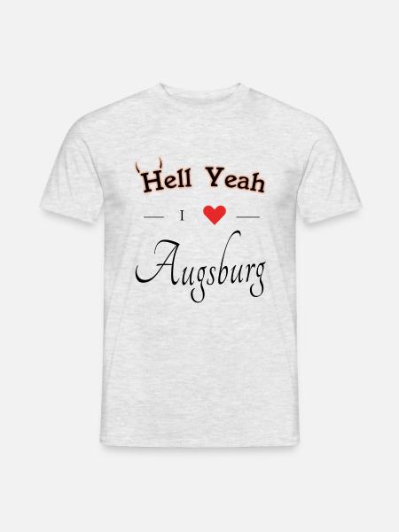 Augsburg - Männer T-Shirt - Grau meliert
