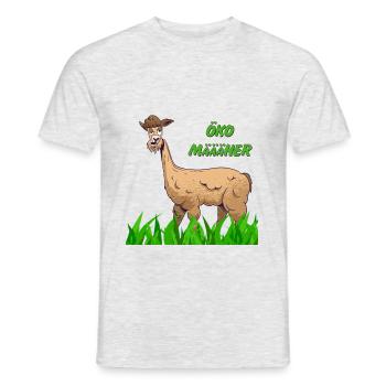 Öko Määäher - Männer T-Shirt - Grau meliert - Vorne - AI Model Male 178 dark (178cm)