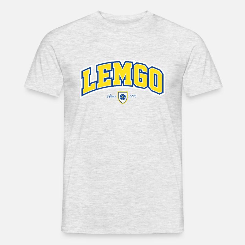 Lemgo - Männer T-Shirt - Grau meliert