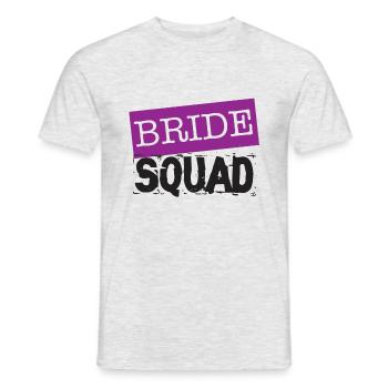 Bride Squad Bride Party Femme Cadeau - T-shirt homme - gris chiné - Devant - AI Model Male 178 dark (178cm)