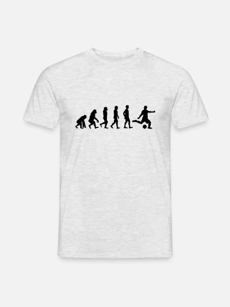Evolution football - Men's T-Shirt - heather grey