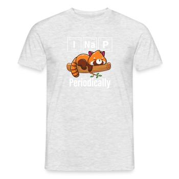 Red Panda - Men's T-Shirt - heather grey - Front - AI Model Male 178 dark (178cm)