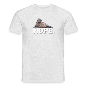 Capybara - T-shirt homme - gris chiné - Devant - AI Model Male 178 dark (178cm)