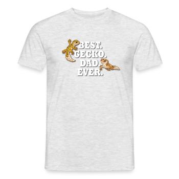 Leopardgecko - Männer T-Shirt - Grau meliert - Vorne - AI Model Male 178 dark (178cm)
