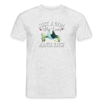 Mantarochen - Männer T-Shirt - Grau meliert - Vorne - AI Model Male 178 dark (178cm)