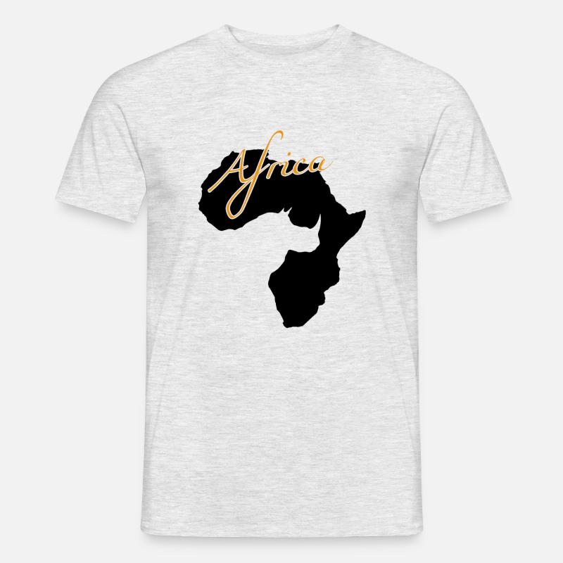 Africa - Männer T-Shirt - Grau meliert