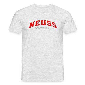 NEUSS - Männer T-Shirt - Grau meliert - Vorne - AI Model Male 178 dark (178cm)