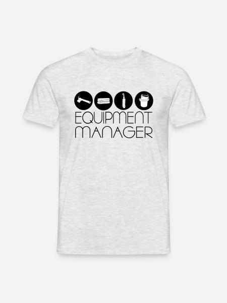 Equipment manager icons - Männer T-Shirt - Grau meliert