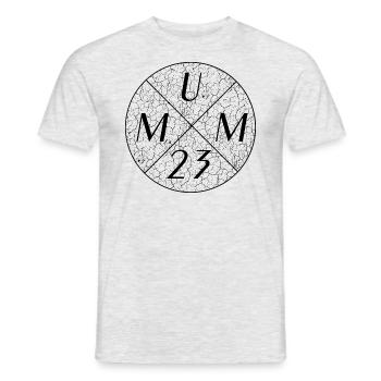 Mum 23 Mummy 2023 best mum ever - Männer T-Shirt - Grau meliert - Vorne - AI Model Male 178 dark (178cm)