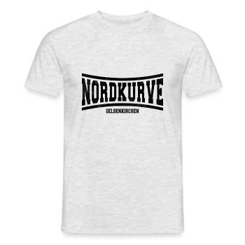 Nordkurve Gelsenkirchen Geschenkidee - Männer T-Shirt - Grau meliert - Vorne - AI Model Male 178 dark (178cm)