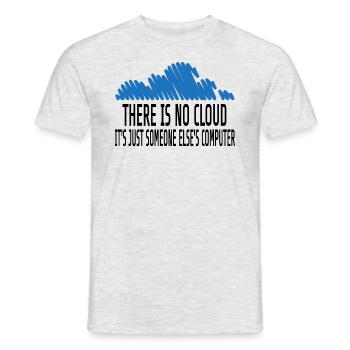 Informatiker Informatik Spruch Humor Sarkasmus PC - Männer T-Shirt - Grau meliert - Vorne - AI Model Male 178 dark (178cm)