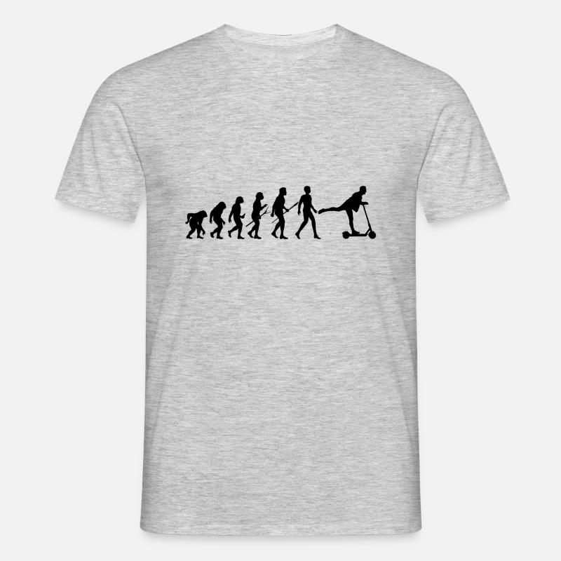 Escooter E-Scooter Evolution - Men's T-Shirt - heather grey