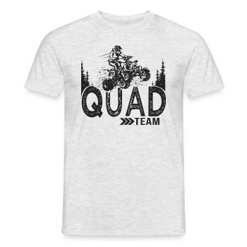 Quad team quad atv quad quad utv - Men's T-Shirt - heather grey - Front - AI Model Male 178 dark (178cm)