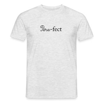 pere fect - T-shirt homme - gris chiné - Devant - AI Model Male 178 dark (178cm)