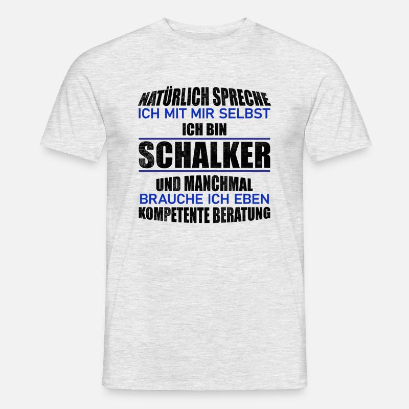 Schalker Beratung Geschenkidee - Männer T-Shirt - Grau meliert