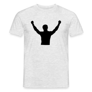 Gagnant - T-shirt homme - gris chiné - Devant - AI Model Male 178 dark (178cm)