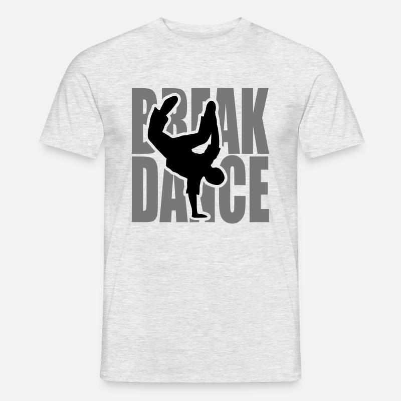 Breakdance Breakdancer Breaker Breakdance Bboy - Männer T-Shirt - Grau meliert