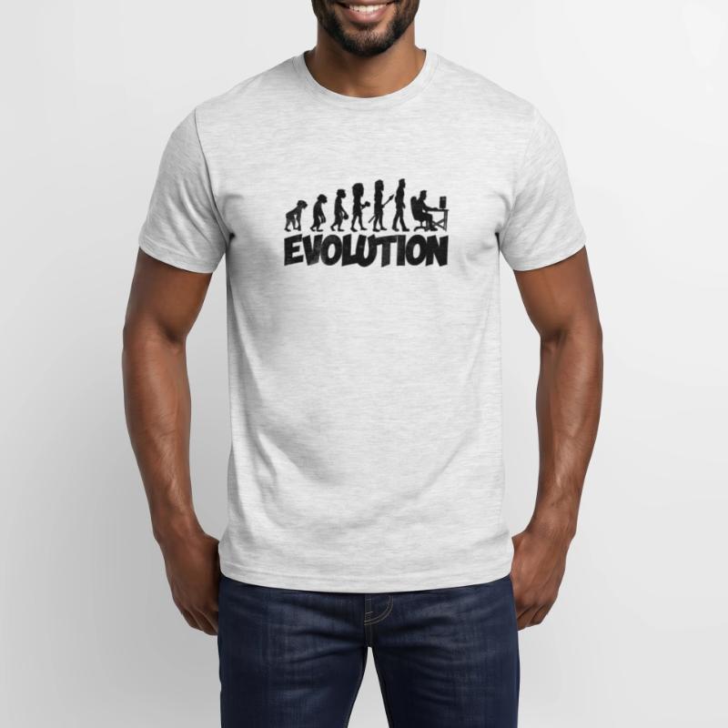 Computer Nerd Evolution Männer T-Shirt