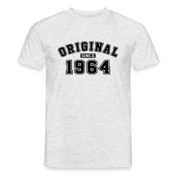 Original Since 1964 College Style - Men's T-Shirt - heather grey - Front - AI Model Male 178 dark (178cm)