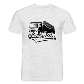 Camionneur Camionneur Babe Camion Chauffeur - T-shirt homme - gris chiné - Devant - AI Model Male 178 dark (178cm)