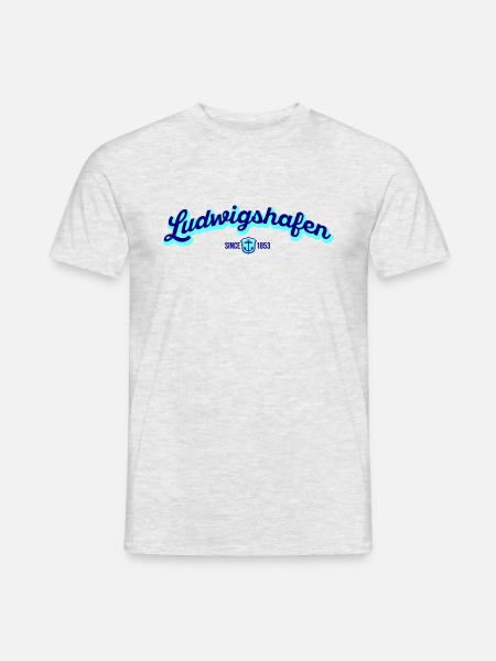 LUDWIGSHAFEN - Männer T-Shirt - Grau meliert