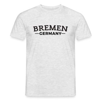 Bremen Germany Home Gift Idea - Men's T-Shirt - heather grey - Front - AI Model Male 178 dark (178cm)