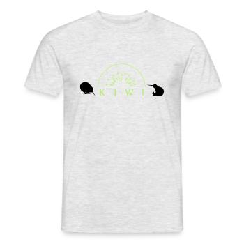 kiwi - T-shirt homme - gris chiné - Devant - AI Model Male 178 dark (178cm)