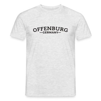 Offenburg Germany home gift idea - Men's T-Shirt - heather grey - Front - AI Model Male 178 dark (178cm)
